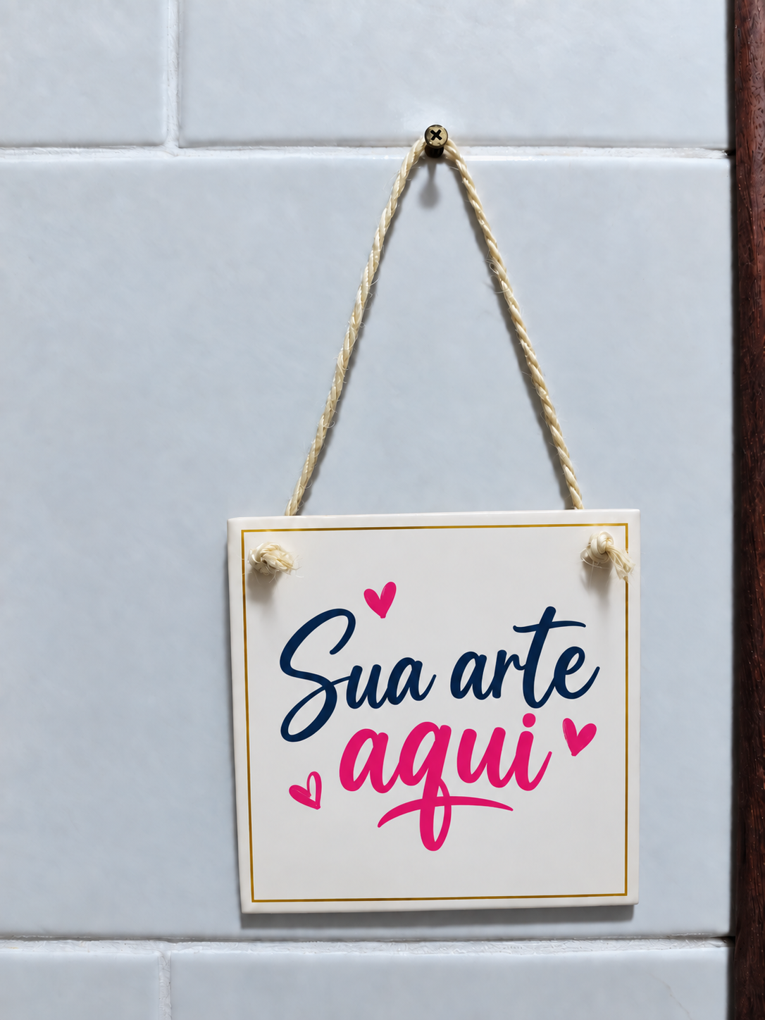 Azulejo Decorativo 15×15 cm / Pendurar parede